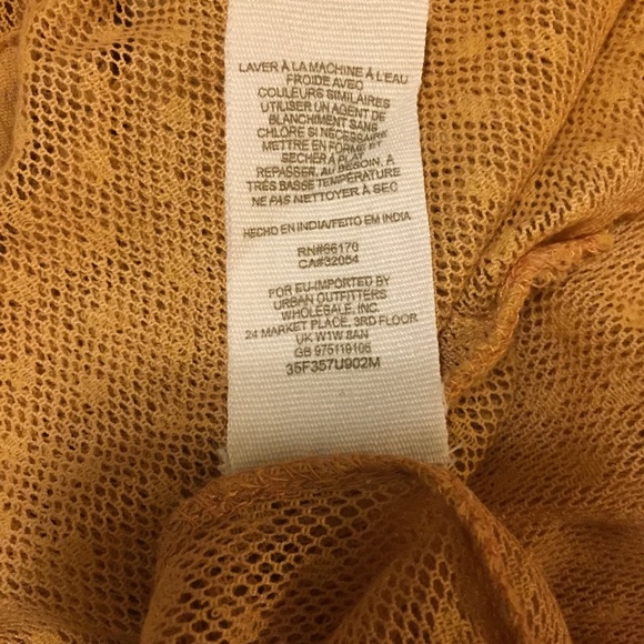 Free People Sheer Embroidered Boho Blouse X-Small - Picture 9 of 9